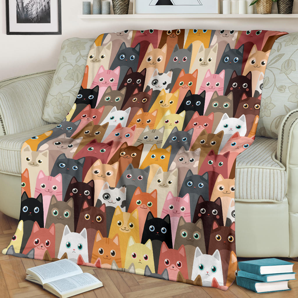 Crazy Cat Lovers Premium Blanket